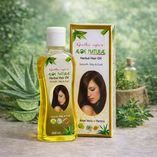Aloe vera Hair oil with Henna