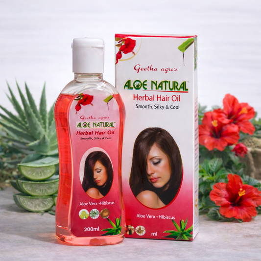 Aloe vera Hair oil with Hibiscus